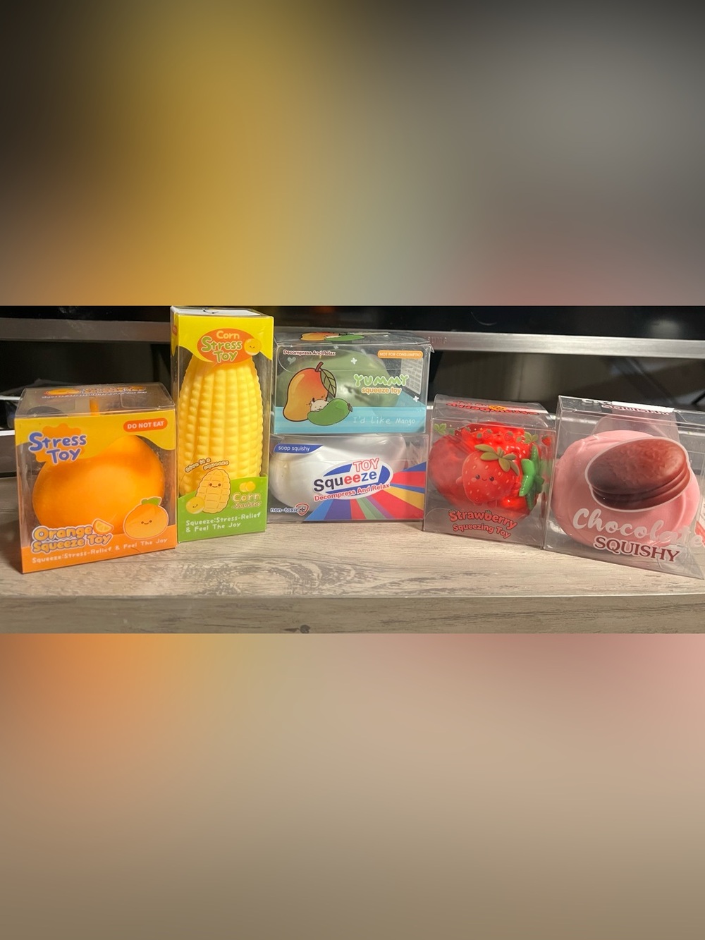 6Pc Crunchy Squishy Bundle Viral tiktok items New
